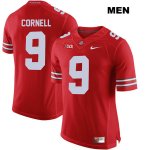 Men's NCAA Ohio State Buckeyes Jashon Cornell #9 College Stitched Authentic Nike Red Football Jersey XI20Z70SE